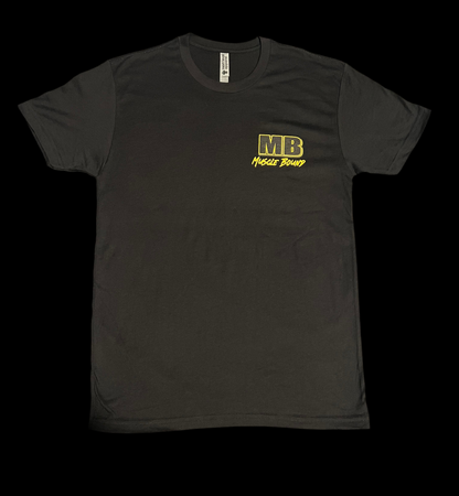 ON SALE! MB LOGO TEE (UNISEX) black/gold