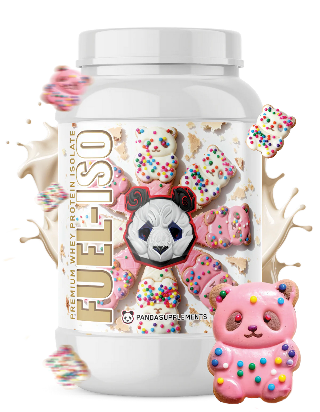 ISOLATE - FUEL-ISO Premium Frosted Panda Cookies