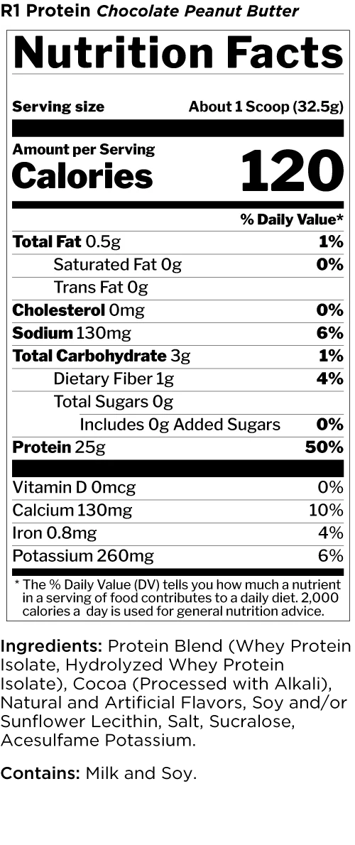 R1 Protein Whey Isolate/Hydrolysate