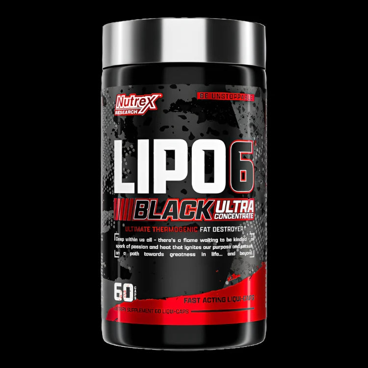 Nutrex Lipo-6 Black UC The Ultimate Fat Burner (FREE CLA 90cap w/ purchase)