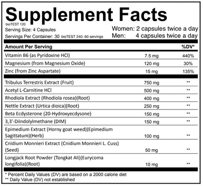 bioTEST 120 Count