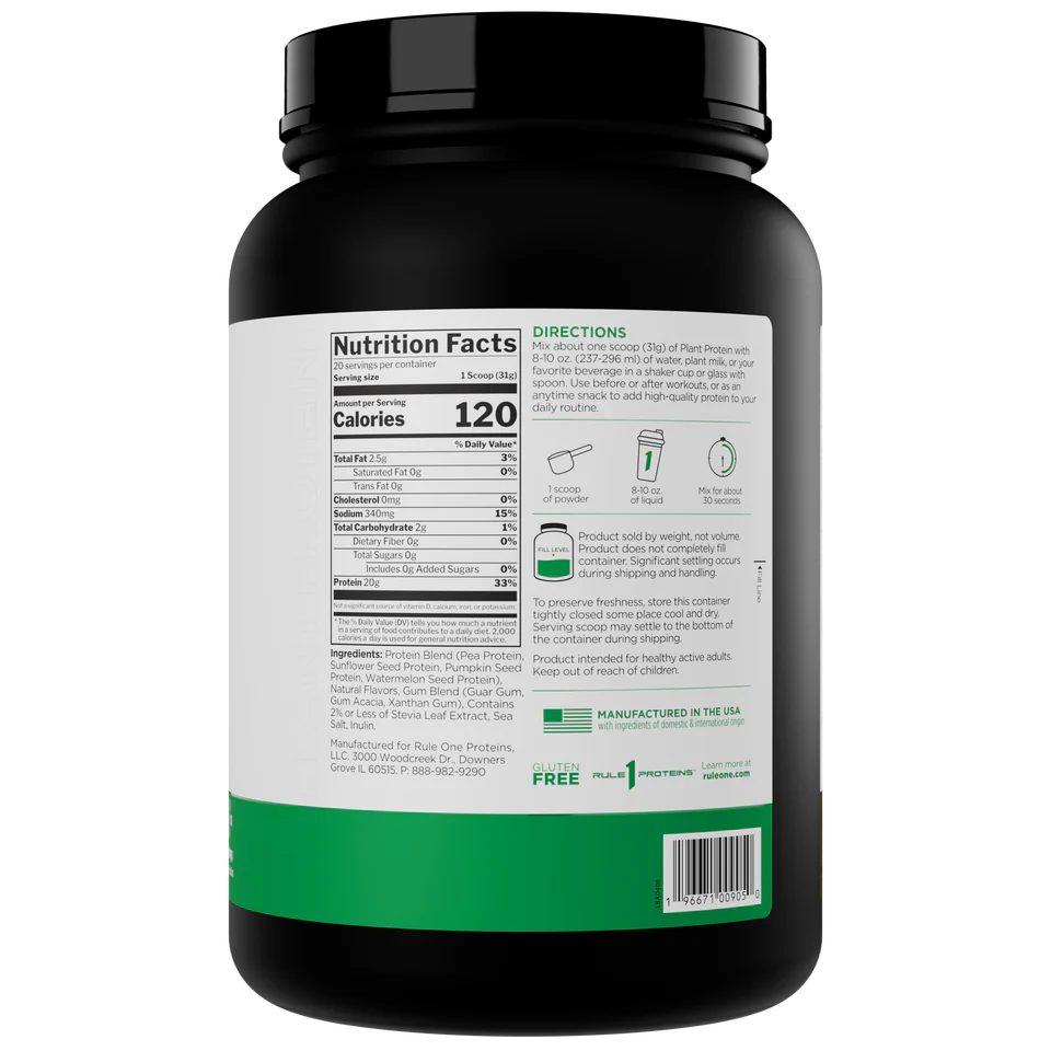 RULE 1 PLANT PROTEIN